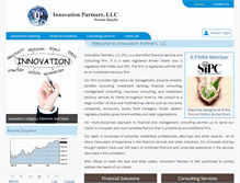 Tablet Screenshot of innovationpartnersllc.com